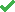 ✓